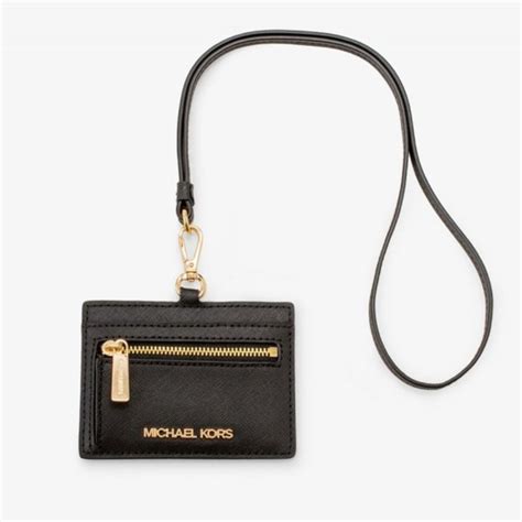 lanyard michael kors|michael kors badge holder.